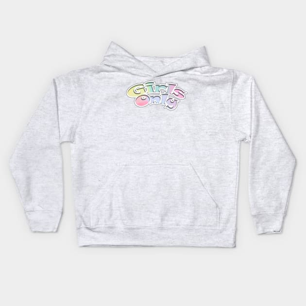 girls Kids Hoodie by martian